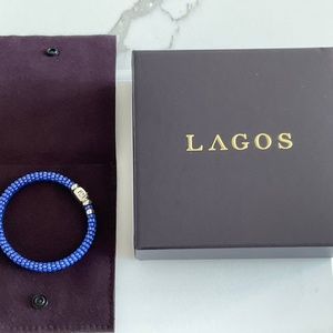 Lagos Blue Caviar Ceramic Beaded Bracelet
